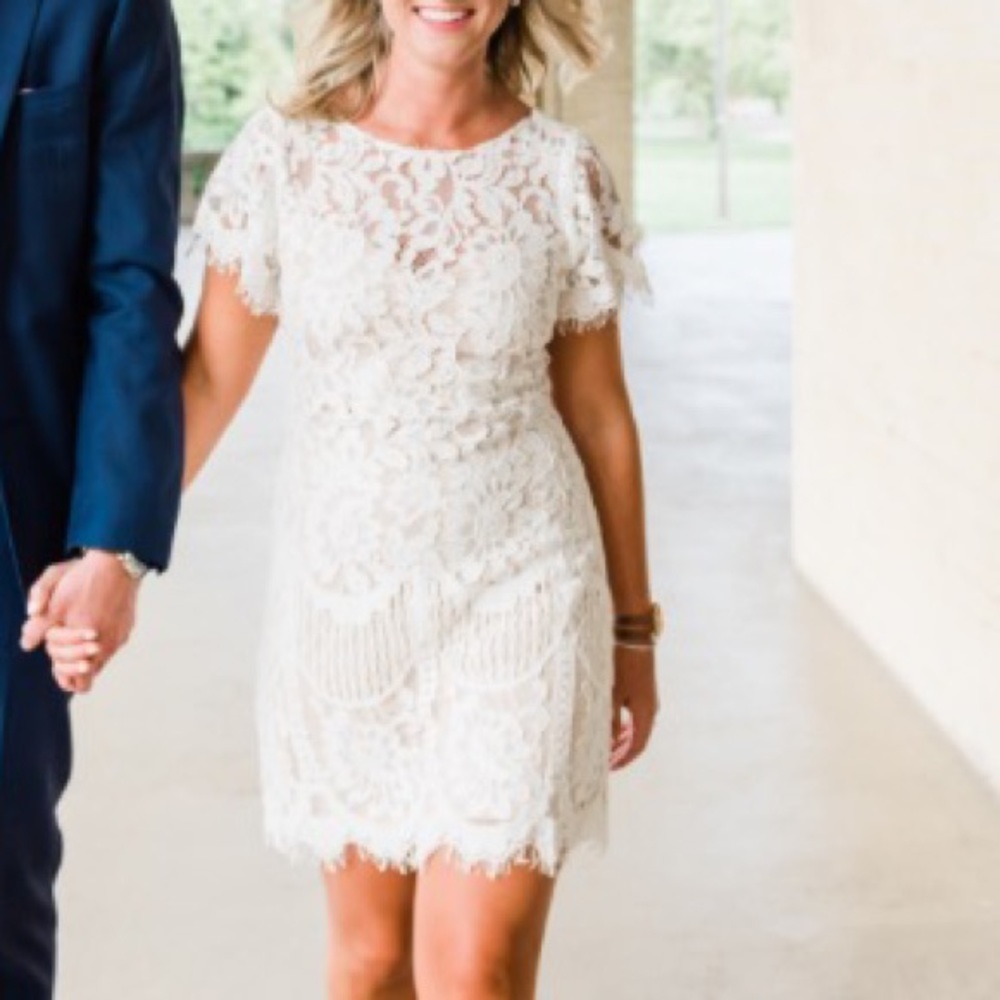 Lulu’s lace short sleeve dress